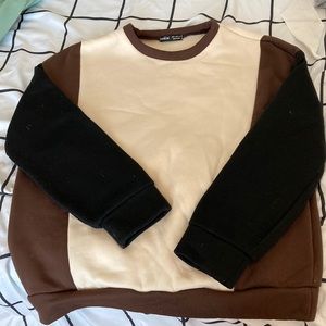 Shein- Colorblock Swearshirt
